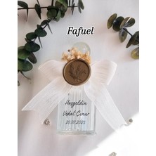 Fafuel 10 Adet Cam Şişe Incili Kolonya Söz, Nişan, Düğün, Kına, Nikah,hediyelik