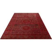 Pietra Pta  21  Red  Kırmızı  Otantik Desenli Halı
