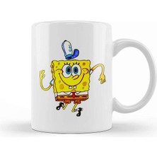 Sünger Bob Dancing Bob Süngerbob Kupa Bardak Porselen