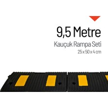 Kauçuk Eşik Rampası - 9,5 Metre Set