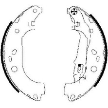 MGA-54200 - Kampana Balata Levyelı  ( Fıat: Doblo 1.3 Jtd 05 -  / Opel: Combo 12 - )