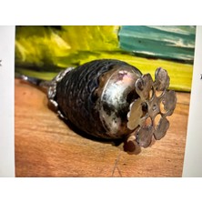 Osmanlı Dönemi Tuğralı Gümüş Gülabdan 19 cm Boyunda 222 Gram Ağırlığında
