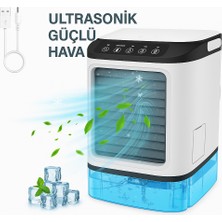 Ultrasonik Soğutmalı Mini Klima Fanı – Güçlü Serinletici Etki, Sessiz ve Taşınabilir Tasarım