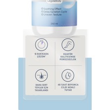 Tüy Dökücü Krem Tüm Cilt Tipleri Için Büyük Boy 250 ml Nemlendirici ve Anında Etki
