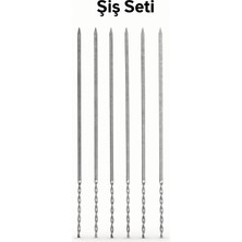 Atmaca 6'lı Metal Şiş