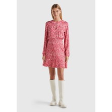 United Colors Of Benetton Kadın / Kız Pembe Elbise (Model Kodu: 124A4SUUDV09P )