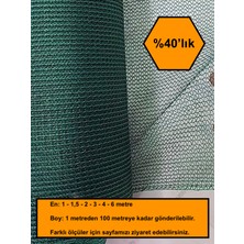 %40 Gölge Oranlı File, Gölgelik, Gergi File, Bahçe Gölgeliği 4X88 Metre