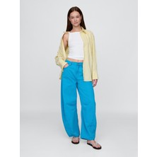Gap Kadın Mavi High Rise UltraSoft Horseshoe Jean Pantolon