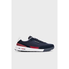 Tommy Hilfiger Süet Detaylı Logolu Sneaker Ayakkabı Erkek Ayakkabı FM0FM05523 Dw5
