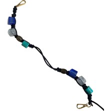 Deri Akrilik Boncuklu Çanta Sapı 49 cm B9T