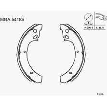 MGA-54185 - Kampana Balata ( Lada: Vega Samara 91 - 05)