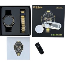 Kalobee Sk4 Pormax Akıllı Saat Android-Ios Uyumlu 2 Kordon Hediye!!!