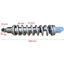 Honda Cross CRF230 Arka Amortisör 420 mm Gazlı