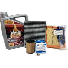 Ford Fiesta 1.4 - 1.5 Tdci Dizel Filtre Bakım Seti 2012-2017 Hava+Yağ+K.polen Filtresi+Motor Yağı