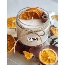 230 cc Kavanoz Vanilya Kokulu %100 Soya Wax Mum