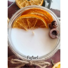 230 cc Kavanoz Vanilya Kokulu %100 Soya Wax Mum