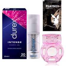 Durex Intense Kadın Uyarıcılı Jel + Penisinize Titreşimli Halka - Penisyüzüğü + Hediye