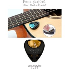 Arpeggio Arte 7’li Sarı Gitar ve Ukulele Pena Seti + Pena Taşıma Kutusu Hediye | Selüloid Pena (0,71MM)