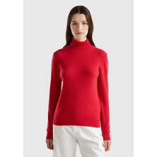 United Colors Of Benetton Kadın / Kız Pembe Kazak (Model Kodu: 124A1002D2348 )