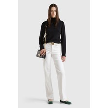 United Colors Of Benetton Kadın / Kız Siyah Kazak (Model Kodu: 124A1002D2348 )