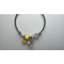 Charm Pandora, Çelik Bileklik- Yunus- Yıldız Figür