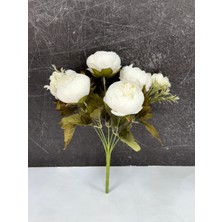 Yapay Şakayık Demeti 35 cm 5 Güllü