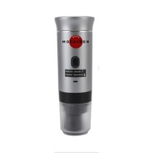 Mochiron Taşınabilir Espresso Kahve Makinesi Şarjlı Kapsül ve Öğütülmüş Kahve ile uyumlu.