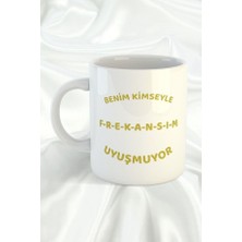 Porselen Kupa Bardak - Frekansım Uyuşmuyor