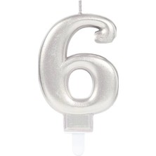 Bfs Nessiworld 6 Rakam Mum Gümüş Renk