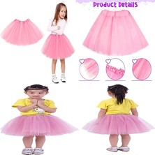 Bfs Nessiworld  Pembe Renk Tütü Etek Bale Eteği Gösteri Eteği Çocuk Bebek Boy