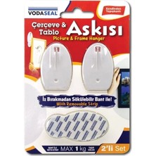 Vodaseal Çerçeve ve Tablo Askısı 2’li Set