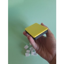 Bombeli Suluboya ve Pigment Half Pan Mini Boya Kutusu 9 Gözlü (Biyoplastik)