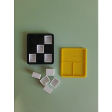 Bombeli Suluboya ve Pigment Half Pan Mini Boya Kutusu 9 Gözlü (Biyoplastik)