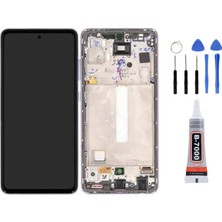 Yedcom Samsung A52S A528F Çıtalı MAVİ Uyumlu Ekran Lcd Dokunmatik Tamir Seti Hediyeli