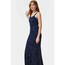 Bodycon Maxi Elbise Nefes Alan Polyester Elastan Kumaş Casual Stil Kolsuz Özenle Seçilmiş
