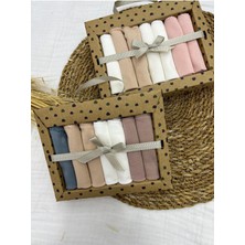 ByBest Beauty Desenli Penye Bebek Ağız Mendili 7'li (2 Paket) 2025