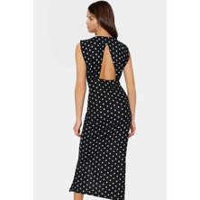 Rahat ve Şık Maxi Elbise Bodycon Kalıp Ay Kol Esnek Örme Kumaş Kullanım Mükemmel Uyum