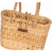 Atandu Home El Yapımı Doğal Hasır El Çantası – 25X19 cm | Şık, Tarz ve Çok Amaçlı Kullanım