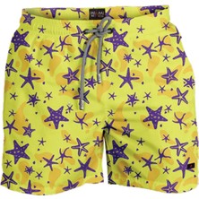 4-16 Yaş Su Itici Özellikli Dijital Baskılı Çocuk Deniz Şort Mayo // 1080