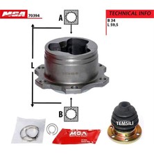 MGA-70394 - Iç Aks Kafası ( Vw: Passat 1.9tdı 97-05 )