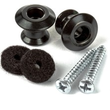 Jim Dunlop 2PSLS033BK Straplok Dual Design Askı Pini 2'li Set (Siyah)