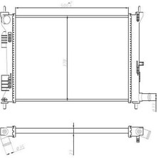 MGA-80440 - Su Radyatoru (Manuel Mekanık)-(Hyundaı: Accent Blue "1.4-1.6" 11> Kıa: Rıo "1.4-1.6" 11> ) 500×378×23