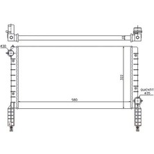 MGA-80110 - Su Radyatoru Mekanik ( Fıat: Doblo 1.2 00-- )