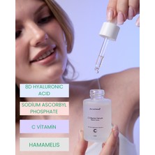 Pureomed C Vitamini 8d Hyaluronik Asit Serum | Cilt Tonu Eşitleme, Nem Dengesi & Parlaklık | 30ML