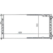 MGA-80189 - Su Radyatörü Mekanik ( Vw: Polo Clasıc 1.4 16V Bby - Aft 628×322×34 )