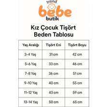 Labubu Baskılı Kız Çocuk  Pamuklu Tişört - Yazlık Rahat Günlük Çocuk T-Shirt Kısa Kollu 3-14 Yaş Tişört