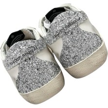 Women's Super Star- Golden Goose Glitter Sneaker - Coarse Glitter Laces - Kadın Ayakkabı Sneakers