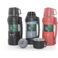 Paslanmaz Çelik Çift Katmanlı Termos 1.6 Lt