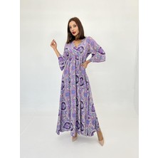 Tiana 7035 Elbise-Mor