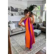 Tiana Çift Renkli Elbise